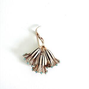 Vintage Jomaz Triple Bell Flower Brooch